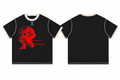 Black with Apricot - Front & Back
